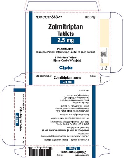 Zolmitriptan Tablets 2.5mg